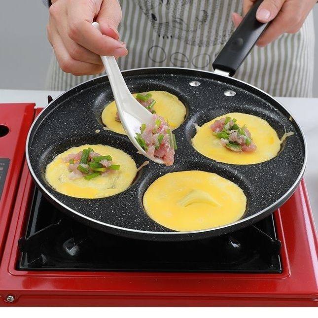ぃ煎蛋锅煎荷包蛋神奇煤气燃气专用鸡蛋汉堡锅不粘锅商用七孔蛋饺,厨房/烹饪用具,煎锅/平底锅,淘宝优惠券,粉丝福利购,淘宝优惠卷
