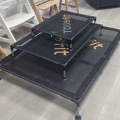 出口宠物狗床狗行军床狗窝四季 通用离地防潮耐撕咬可拆洗网床速干