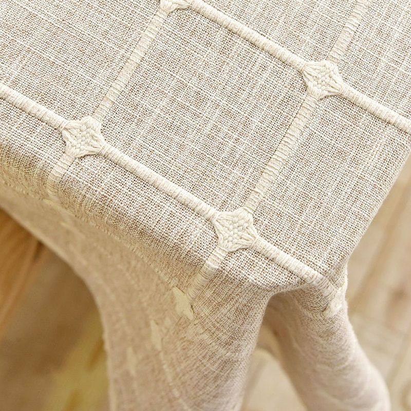 北欧INS风棉麻茶几餐桌布防水防烫长方形布艺台布钉制桌垫,居家布艺,桌布,淘宝优惠券,粉丝福利购,淘宝优惠卷