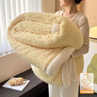 盖毯拉被子人学生宿舍床单毯子沙发毯毛毯冬季加厚珊瑚绒秋冬舍尔