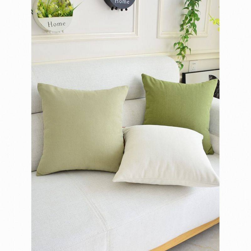 抱枕人字纹雪尼尔抱枕套沙发客厅靠枕中式高端靠垫床头高档独立站