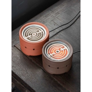 紫砂复古养生电陶炉温茶炉煮茶壶烧水泡茶电路丝加热用电煮茶器