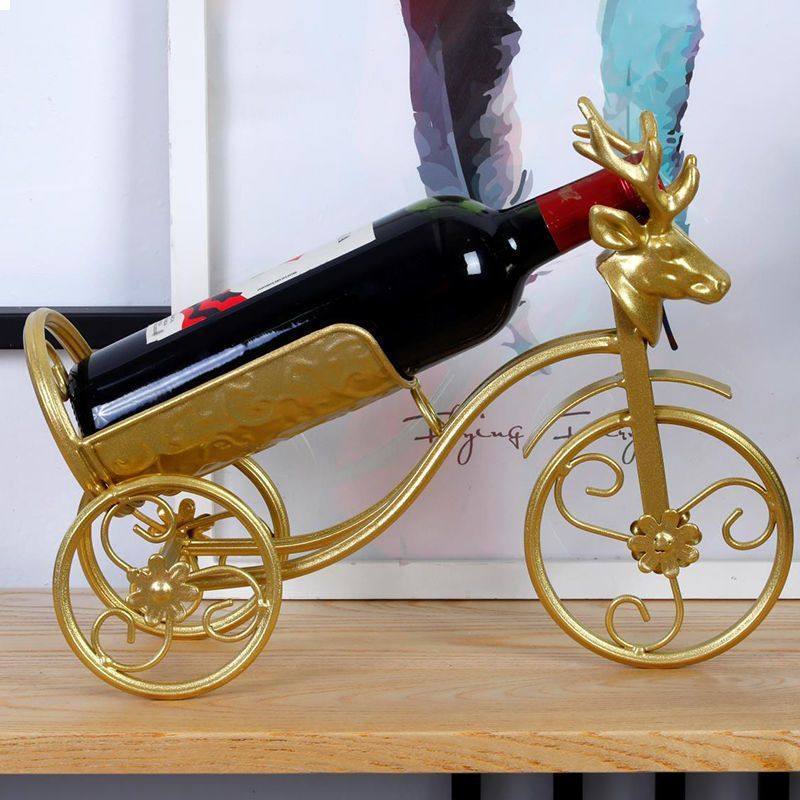 酒柜葡萄酒架摆件自行车装饰客厅红酒瓶架子铁艺红酒架摆件创意,餐饮具,酒架,淘宝优惠券,粉丝福利购,淘宝优惠卷