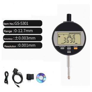 光栅千分表数显万分表电子充电款数据传输指示表0-12.7/25.4mm
