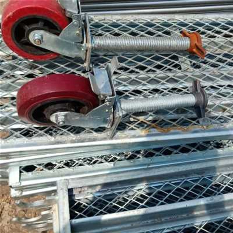 移动脚手架轮子脚手架万向轮多功能万向轮脚手Q架刹车轮脚手架轮