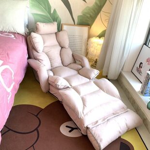 座椅飘窗椅躺椅人懒人沙发榻榻米靠背窝子阳台床上折叠躺卧单人椅