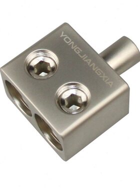 路X10GA2进分配器电源出-改装车载器用品铝合金XGA汽车音响功放分