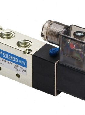 024V气动电磁控制阀脉冲阀除尘位-双V二84220五 0气缸换通V21向控