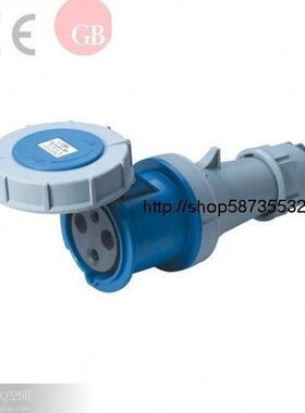 连接器+3芯22012空E航V工业插座250-防水三线接插件单2P5A63A/相