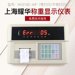 19上海K3耀P电子秤A9显示器 仪表X打印 仪表仪表A90地磅A9称重华