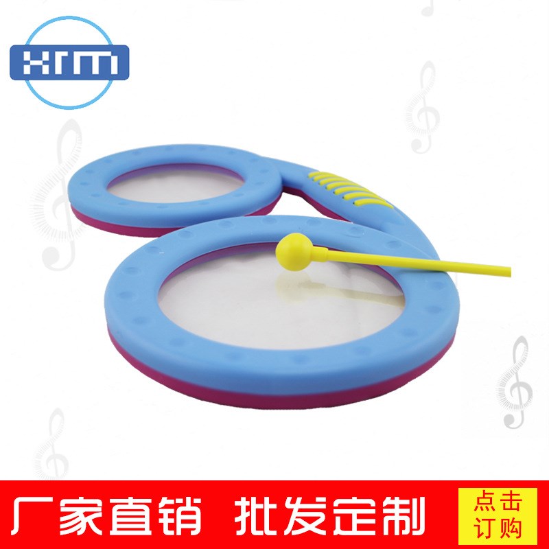 双眼鼓 手拍鼓  奥尔夫打击乐器拍鼓 手.鼓 拍拍鼓