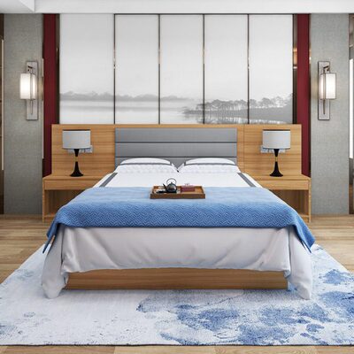 专用民宿床旅馆房全套床公寓小户型客床宾馆床酒店标间双家具定制