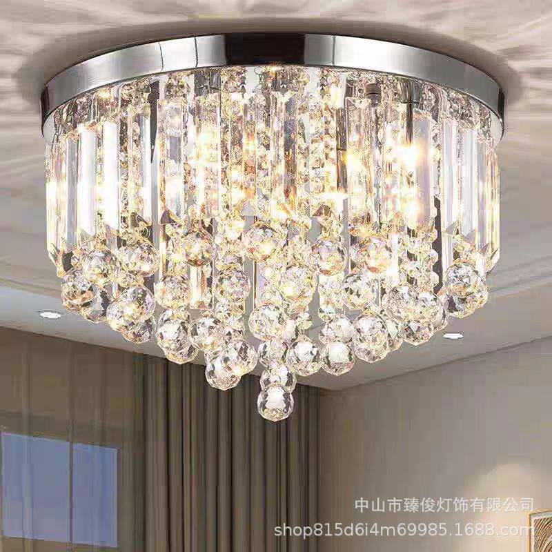过道灯走廊阳台灯水晶灯现代简约LED吸顶灯玄关衣帽间吊灯跨境灯