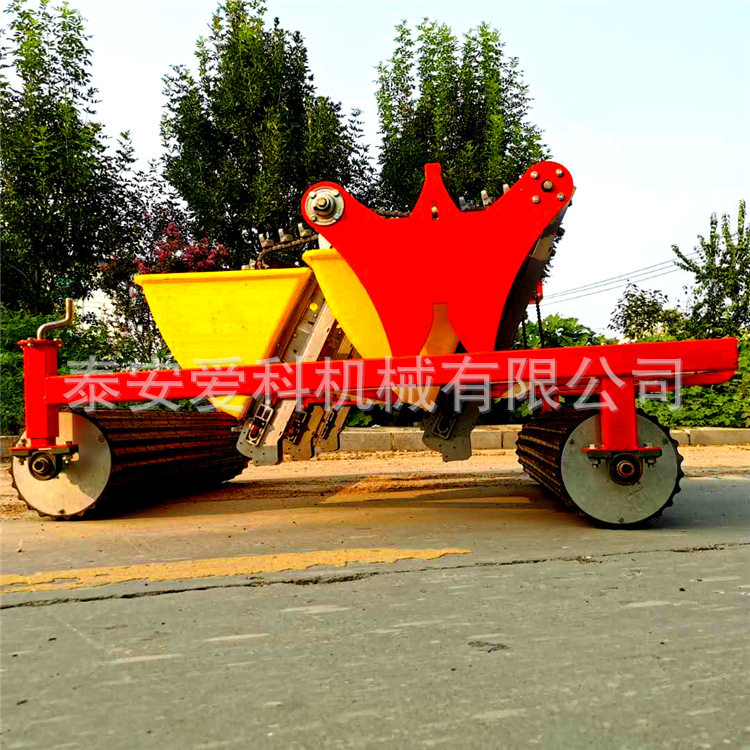 1行2行3行大蒜播种机栽蒜机多行电动手推大蒜播种机山东可用