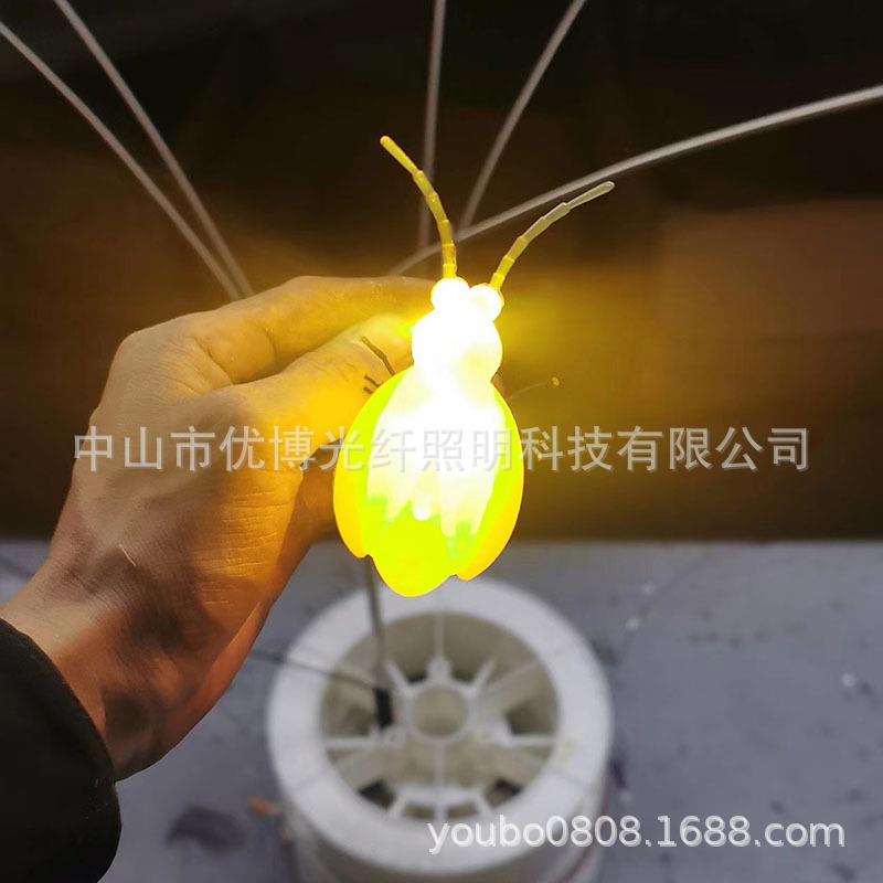 地摊货源户外节日带灯闪光昆虫装饰 led灯 LED昆虫造型串灯