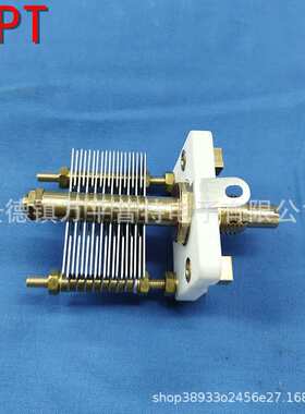 CW1-G-100片式空气介质可变电容器调谐射频电源高频加热电容器