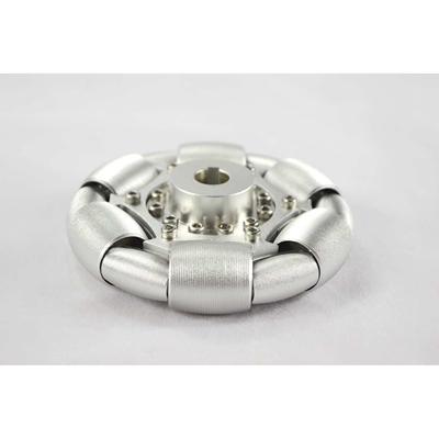 100mm铝全向轮（omni directional wheels)单片90°铝轮 14179S
