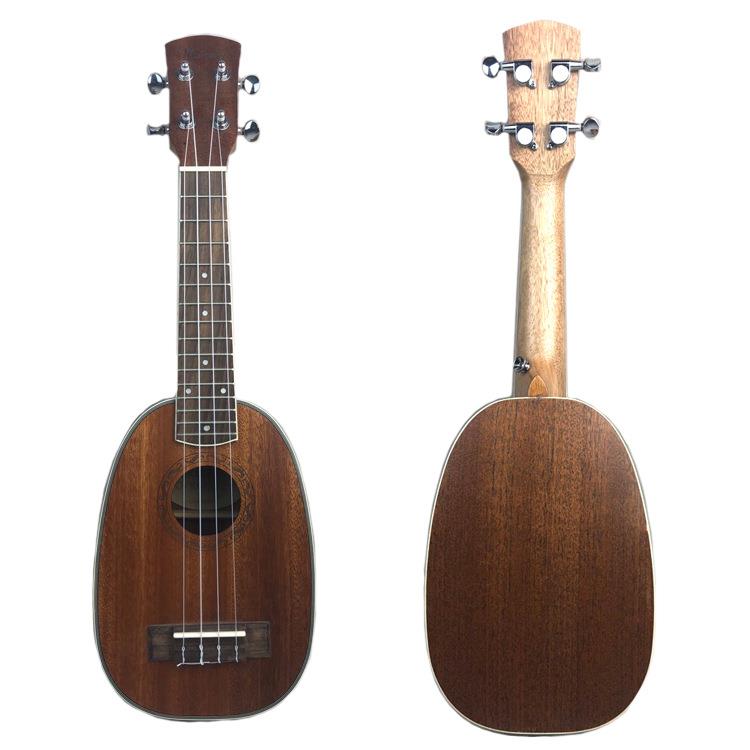菠萝形23寸尤克里里四弦小吉他乌克丽丽 ukulele26寸儿童练习吉他