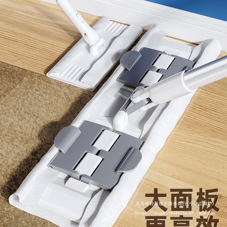 2025新款静电除尘拖把夹布家用拖把一拖懒人净免洗平板拖把拖地