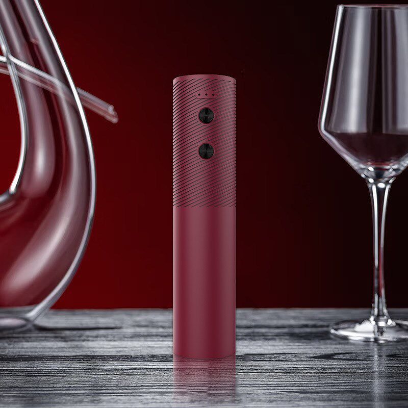 高档电动开瓶器塑料便携红u酒开瓶器充电款自动瓶起子颜值 跨境热