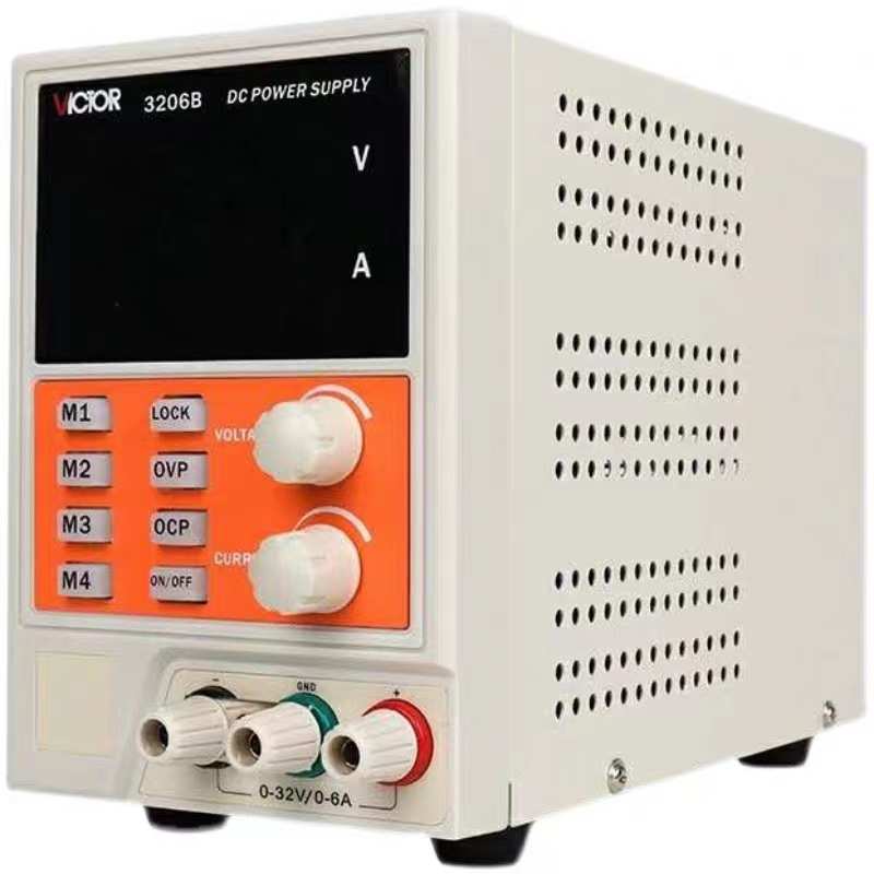 胜利VICTOR电源开关四位程控开关电源VC3206B/C/D可调节稳压开关