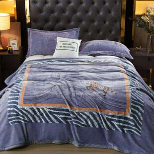 新款3D数码印花毛毯两用被套盖毯拉舍尔云毯学生宿舍加厚绒毯