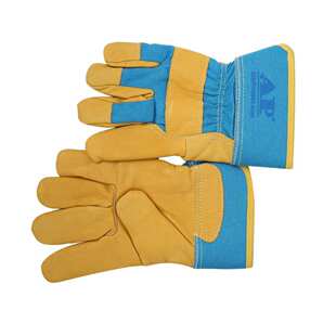 友盟AP-2502防寒手套耐磨耐用牛青皮全掌抗严寒工作手套