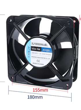 厂家 XJ18060HA2BL轴流风机 FP-18060EX电箱机箱机柜散热风扇