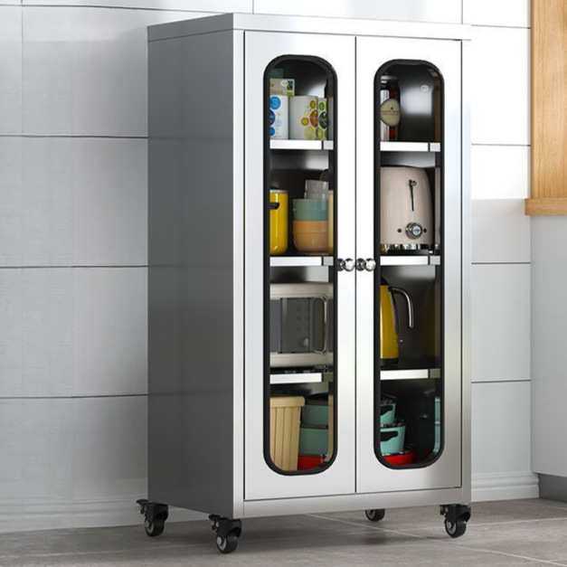 不锈钢碗柜橱柜餐边柜家用厨房收纳整理防虫放碗锅瓢盆存储柜,3C数码配件,USB灯,淘宝优惠券,粉丝福利购,淘宝优惠卷