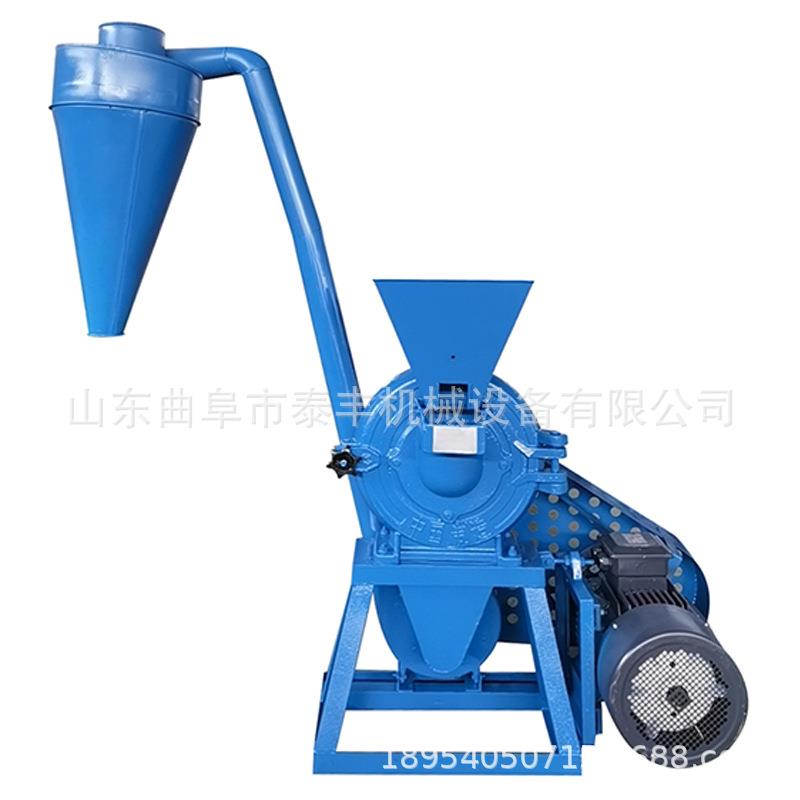 铝铁矿粉碎机玉米秸秆豆饼齿盘粉碎机内蒙古养牛场细磨粉机