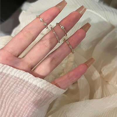 S925纯银极细素圈戒指女2025新款