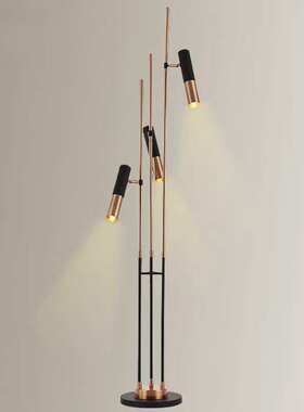 慧歆跨境北欧简约黑色立灯落地灯现代个性卧室床头客厅沙发旁灯具