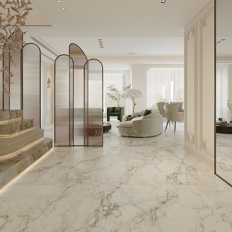 飘逸的大理石花纹瓷砖m 轻奢简约餐客厅地砖卫生间厨房墙砖900180