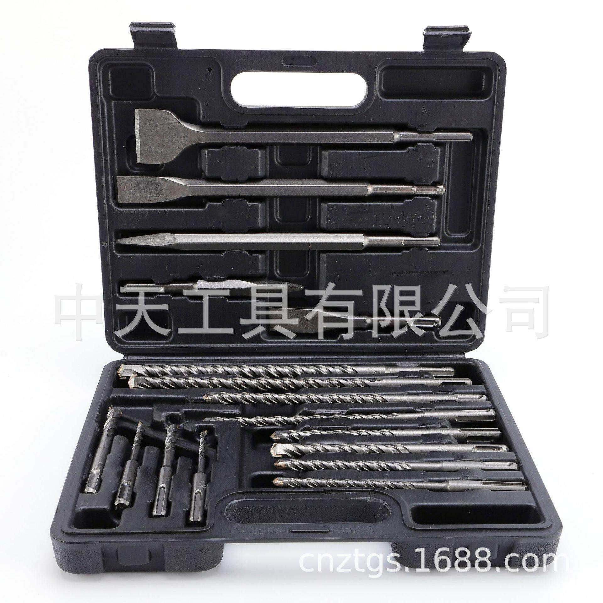 促销-圆柄电锤钻头套装凿子组套工具家用电动工具配件冲击水泥钻