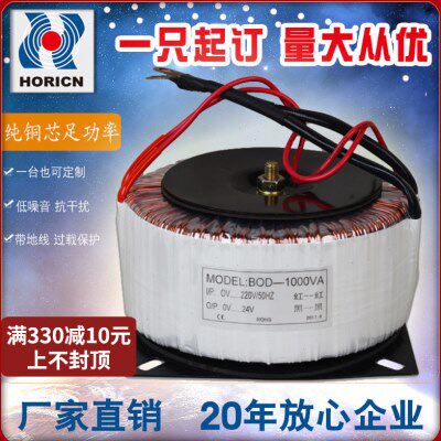 红日1000W功放电源环形墙暖供暖涂料变压器220V转24V36V48V