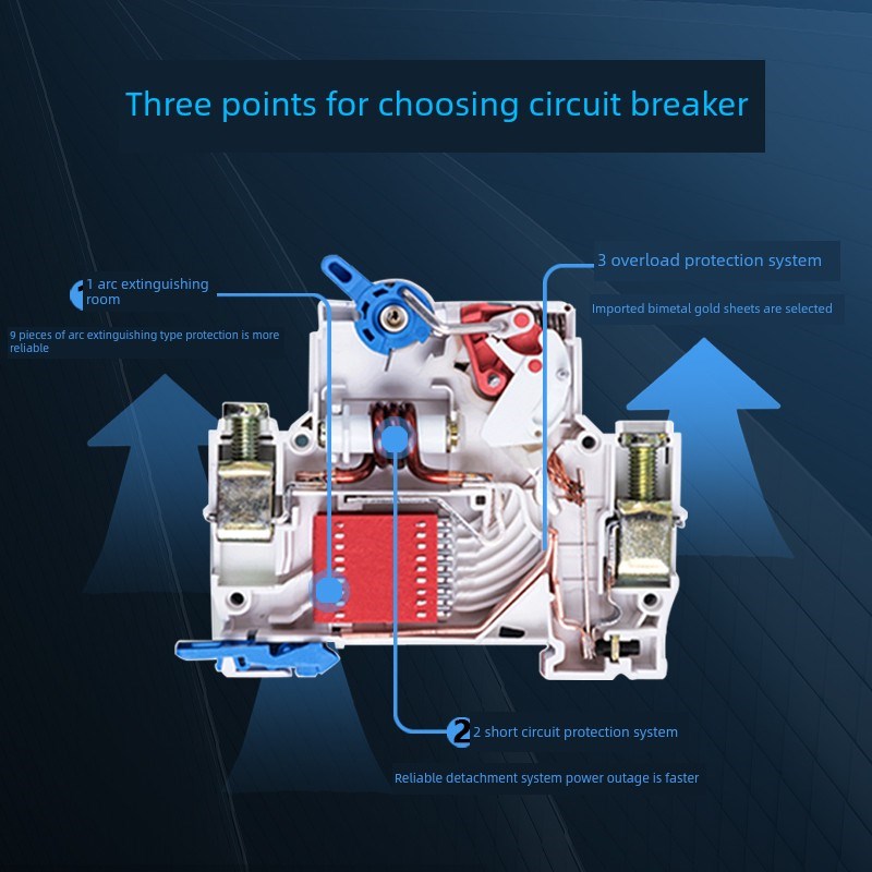 正特空气开关Nxb-63家用Dz47空气开关2P小断路器63AQ总开关电源32