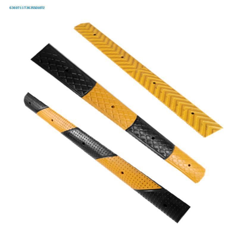 防滑减速垄2cm高停车场非机动车用橡胶微型减R速带自行车专用车