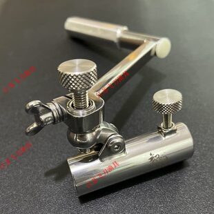 飞扬精工智钓者拐角炮台支架钓箱大物竞技炮架不锈钢万向加厚歪脖