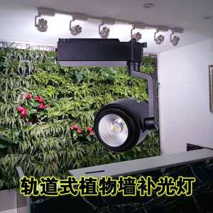 画山千LED全光谱植物墙轨道灯绿植室内花卉植物灯补光灯生长灯