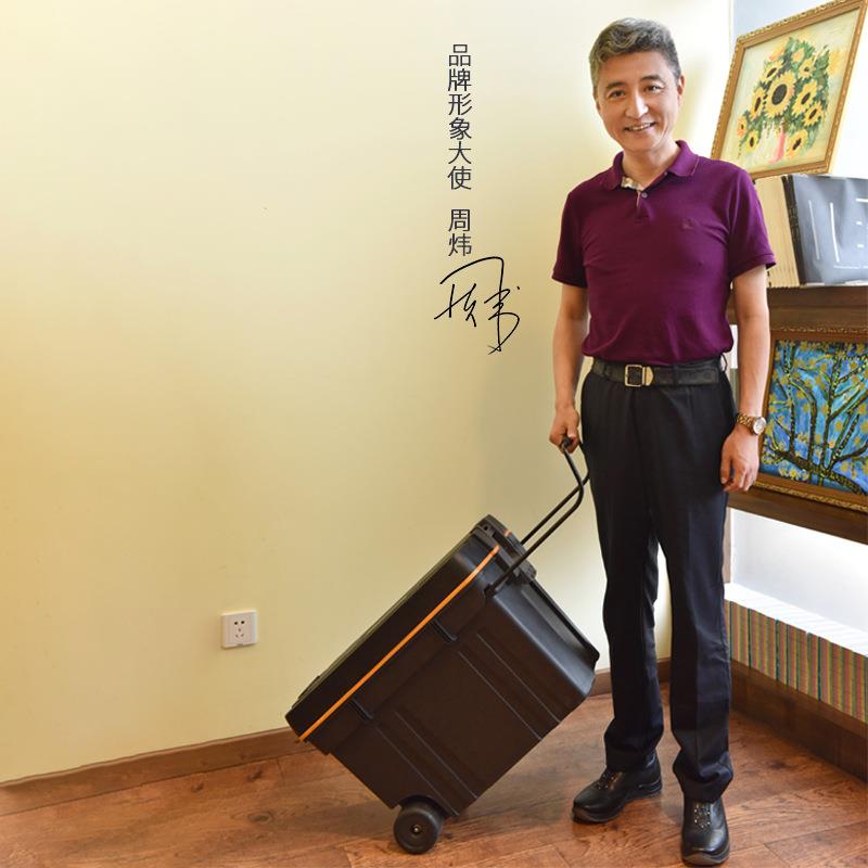 五金家用加厚塑料工具车大号水电工多功能汽车维修园艺整理工具箱