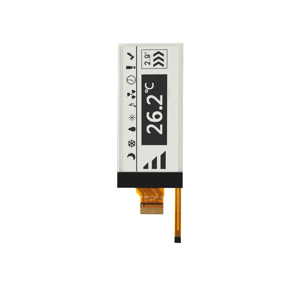 2.9英寸128x296黑色电子纸墨水屏显示屏EPD模组SSD1680Z8显示器