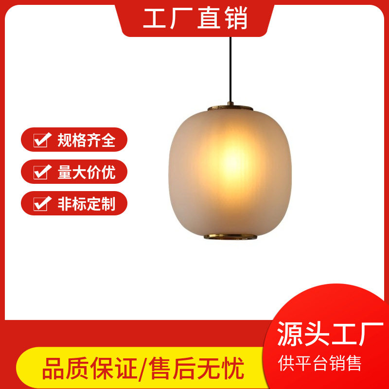 玻璃餐吊灯北欧后现代轻奢LED吊灯设计师款餐厅书房卧室吧台灯具