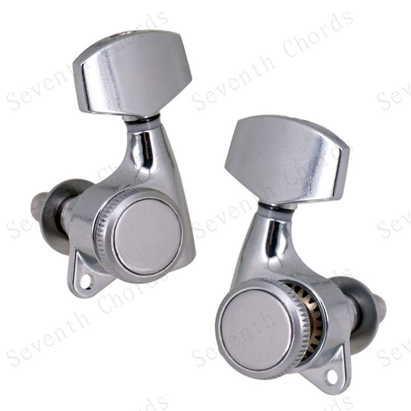 大方形手柄22齿锁弦民谣木电吉他弦钮后弦锁琴钮扭弦准上卷弦器图片