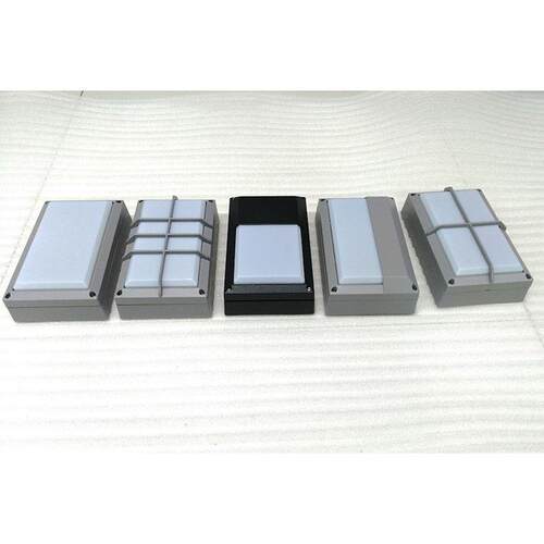LED户外防潮灯外壳 led室外吸顶灯10W18W长方形户外走廊走道灯