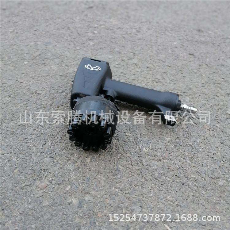 索腾牌气动打码机 连码钢板打号机操作简单快捷气动铜铝砸号机