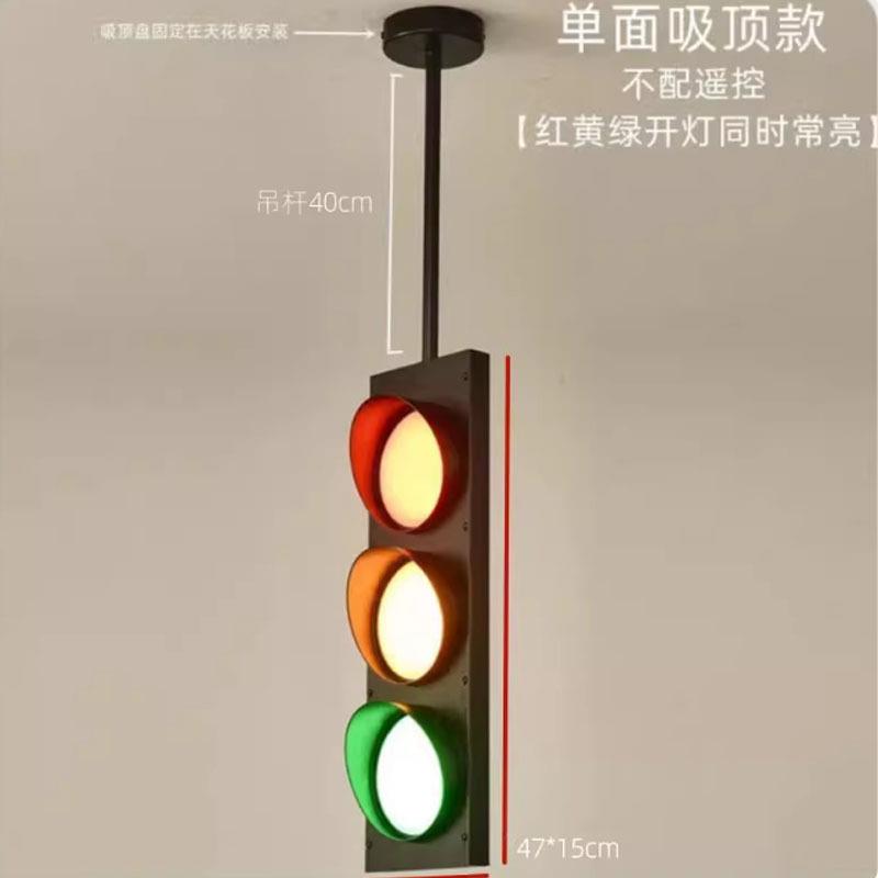 工业风餐厅壁灯创意儿童房阳台彩虹灯酒吧台发廊个性装饰吸顶吊灯