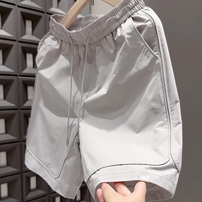 速干短裤男款2025新款夏季休闲沙滩裤子男士五分裤潮薄款外穿透气