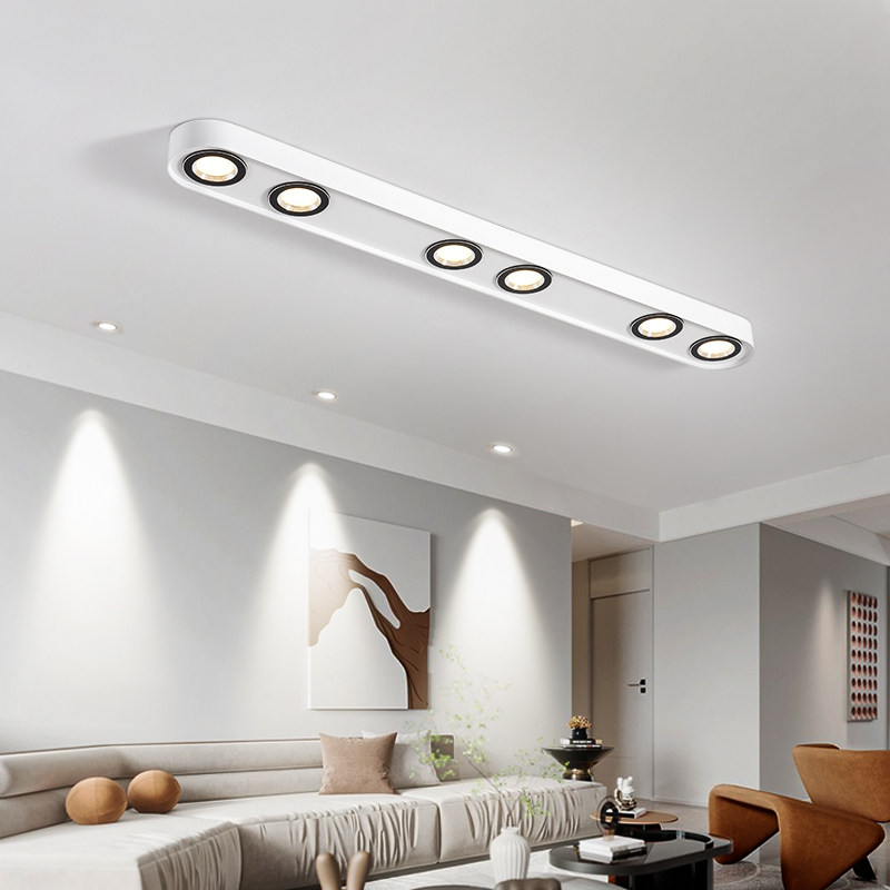 无主灯客厅照明射灯卧室长条吸顶智能斗胆灯led简灯过道明装筒灯,家装灯饰光源,明装筒灯,淘宝优惠券,粉丝福利购,淘宝优惠卷