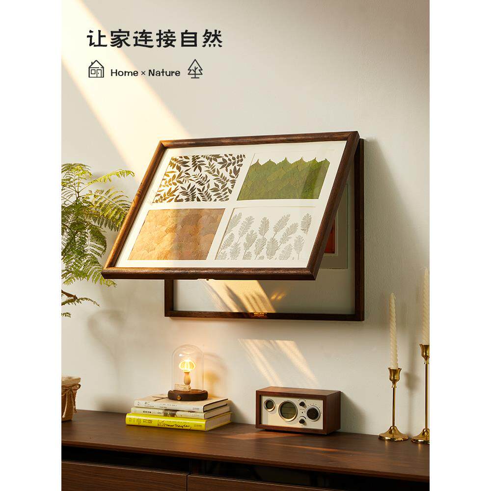 电表箱装饰画遮挡箱免打孔四季植物电闸箱感壁画配电箱遮挡箱