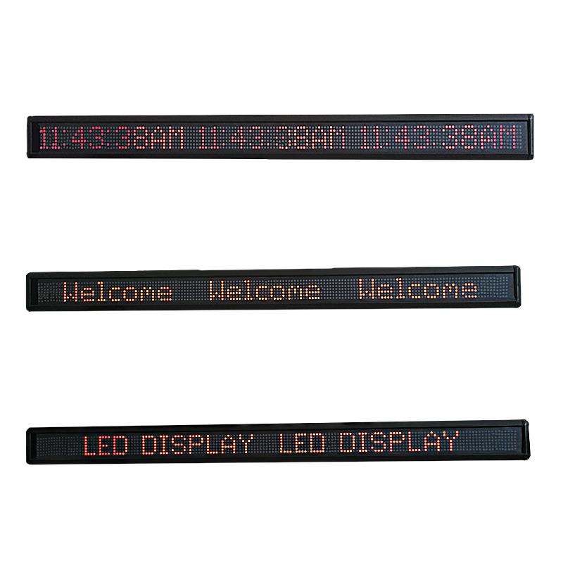 led计时器显示屏广告屏幕室内走字滚动led电子广告牌字幕门头条屏